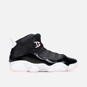 Jordan 6 Rings Black Arctic Punch (GS) Size 2.5 y ( 323399-002)